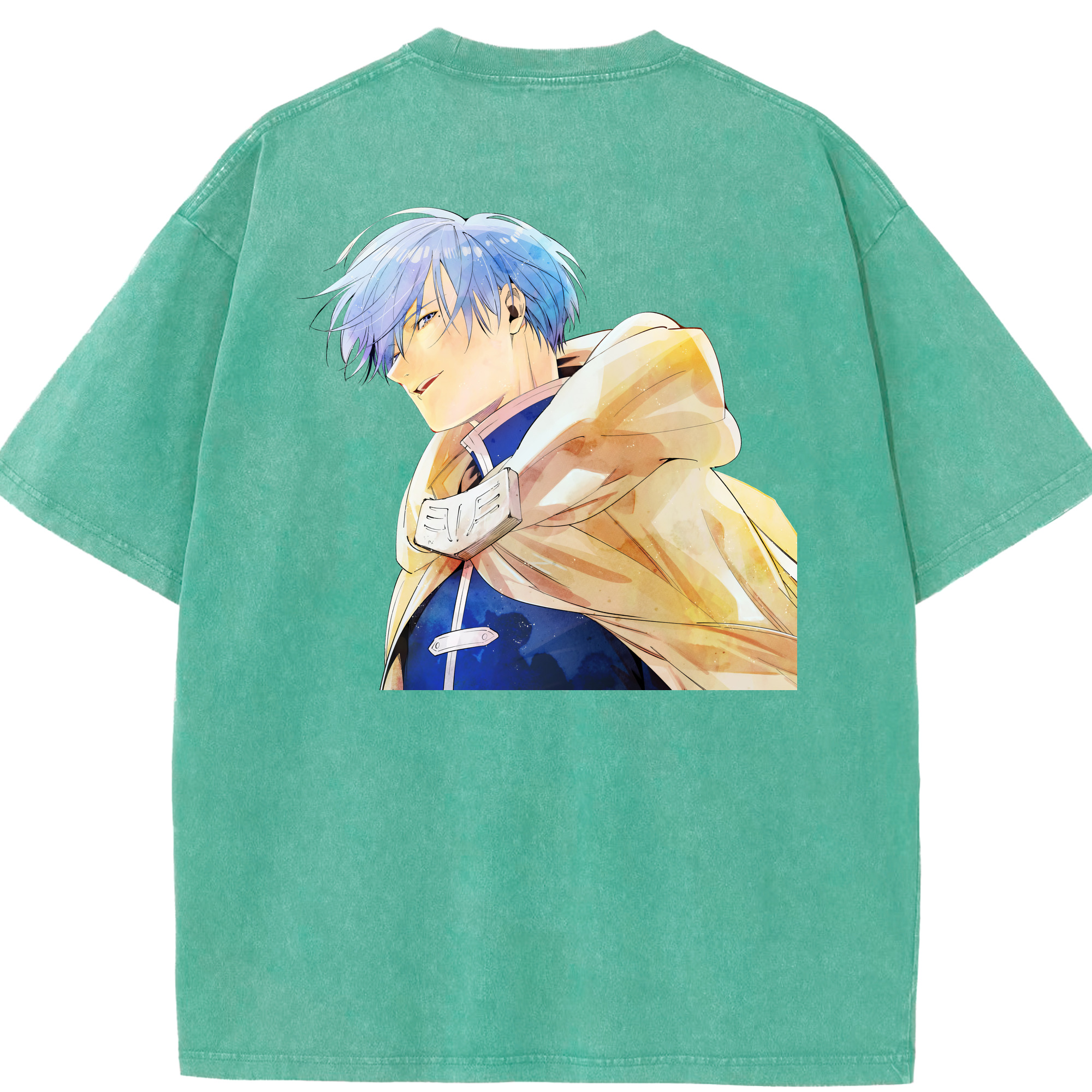 （画像用） 葬送のフリーレン Frieren 綿100% ヴィンテージ風 半袖Tシャツ（背面プリント）